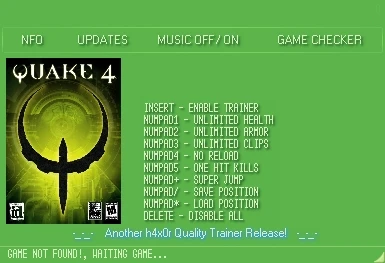 Quake 4: Трейнер (+7) [1.0] {h4x0r}