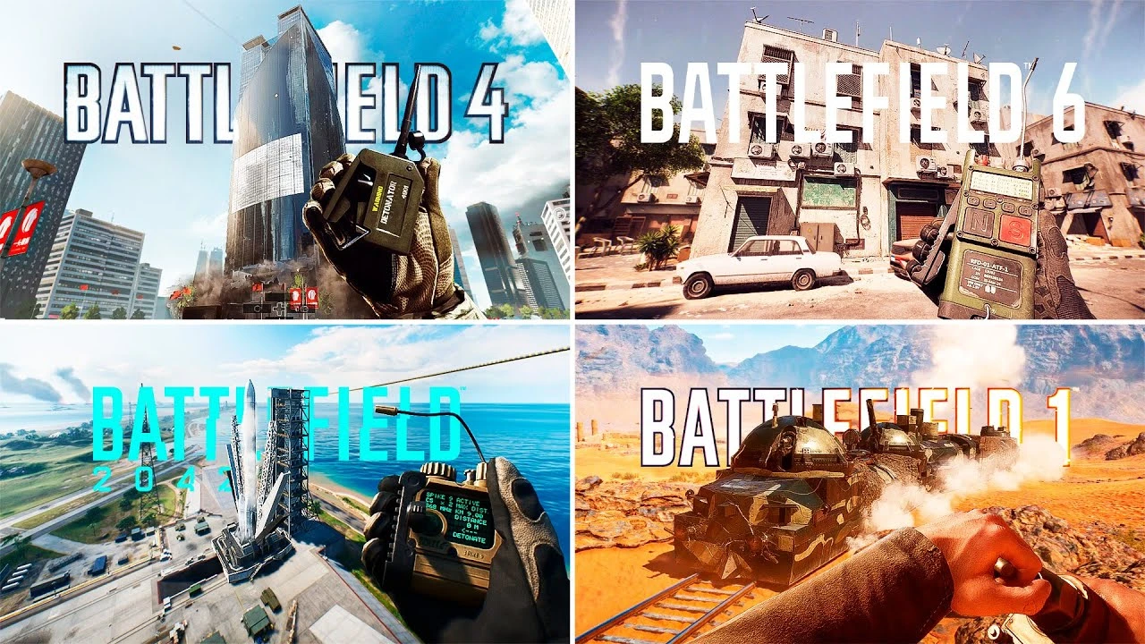 От падения башни до торнадо: Эволюция разрушений в Battlefield