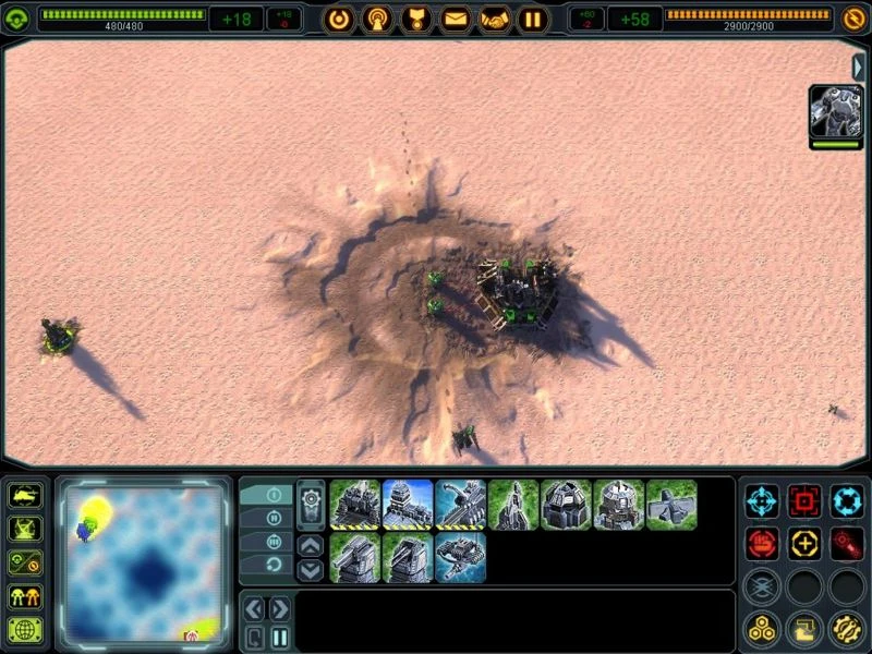 Supreme Commander "Карта - Pothole"