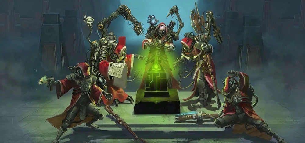 14 минут геймплея из пошаговой стратегии Warhammer 40,000: Mechanicus