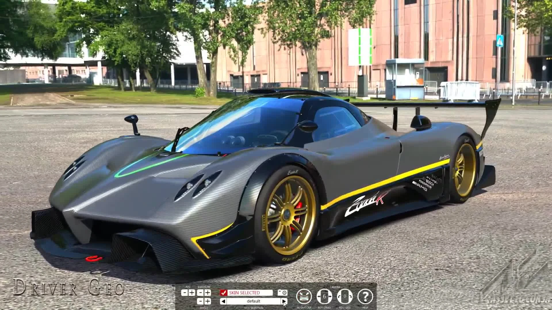 Assetto Corsa "Геймплей на Pagani Zonda R"