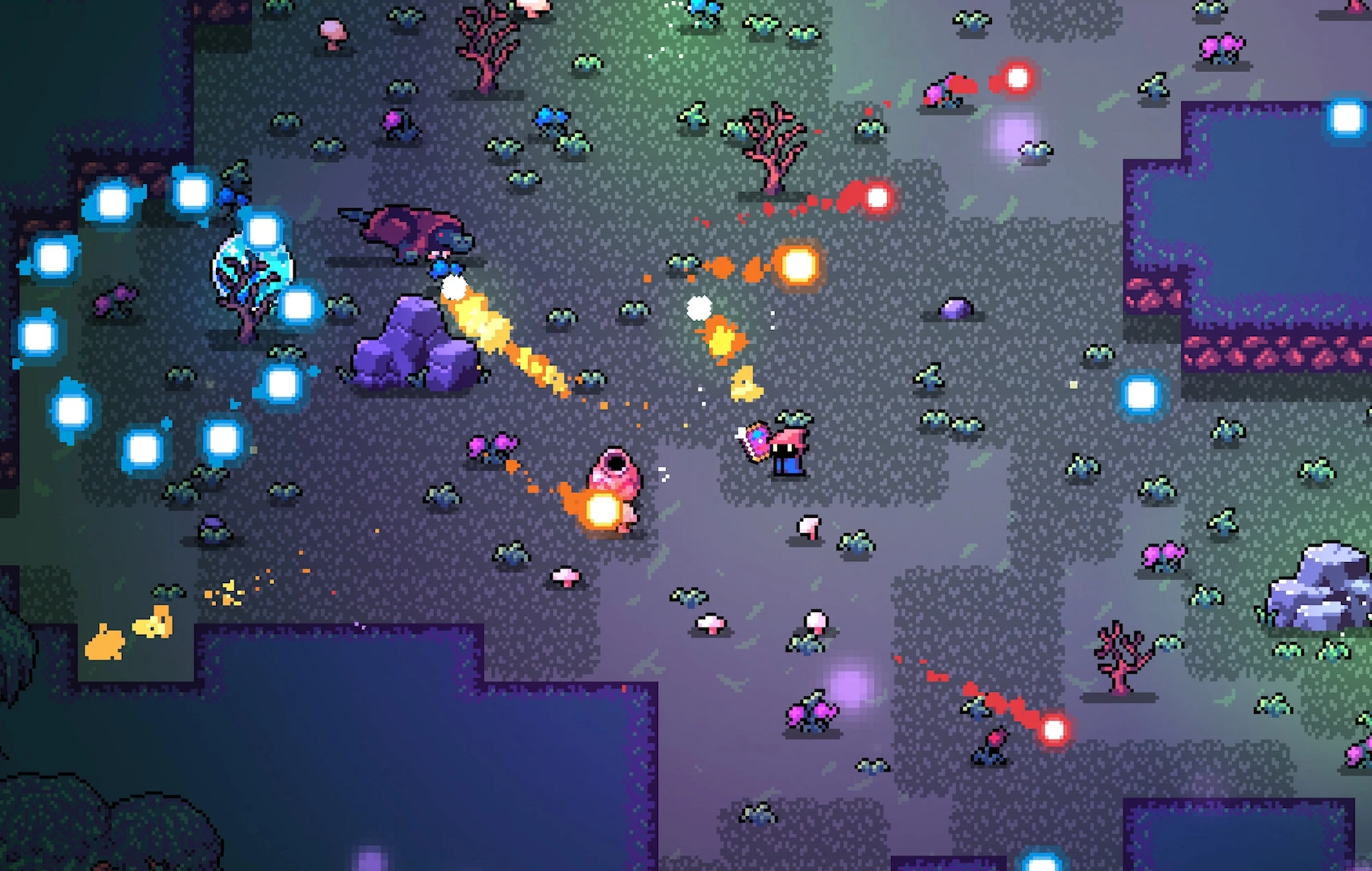 Почти час игрового процесса bullet hell'a Archvale