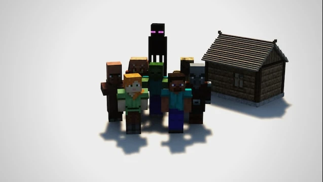 Teardown "Тряпичные куклы из Майнкрафта"