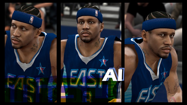 NBA 2K10 "Обновлённое лицо Allen Iverson"