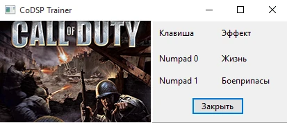 Call of Duty: Трейнер/Trainer (+2) [1.0] {gurkin4}