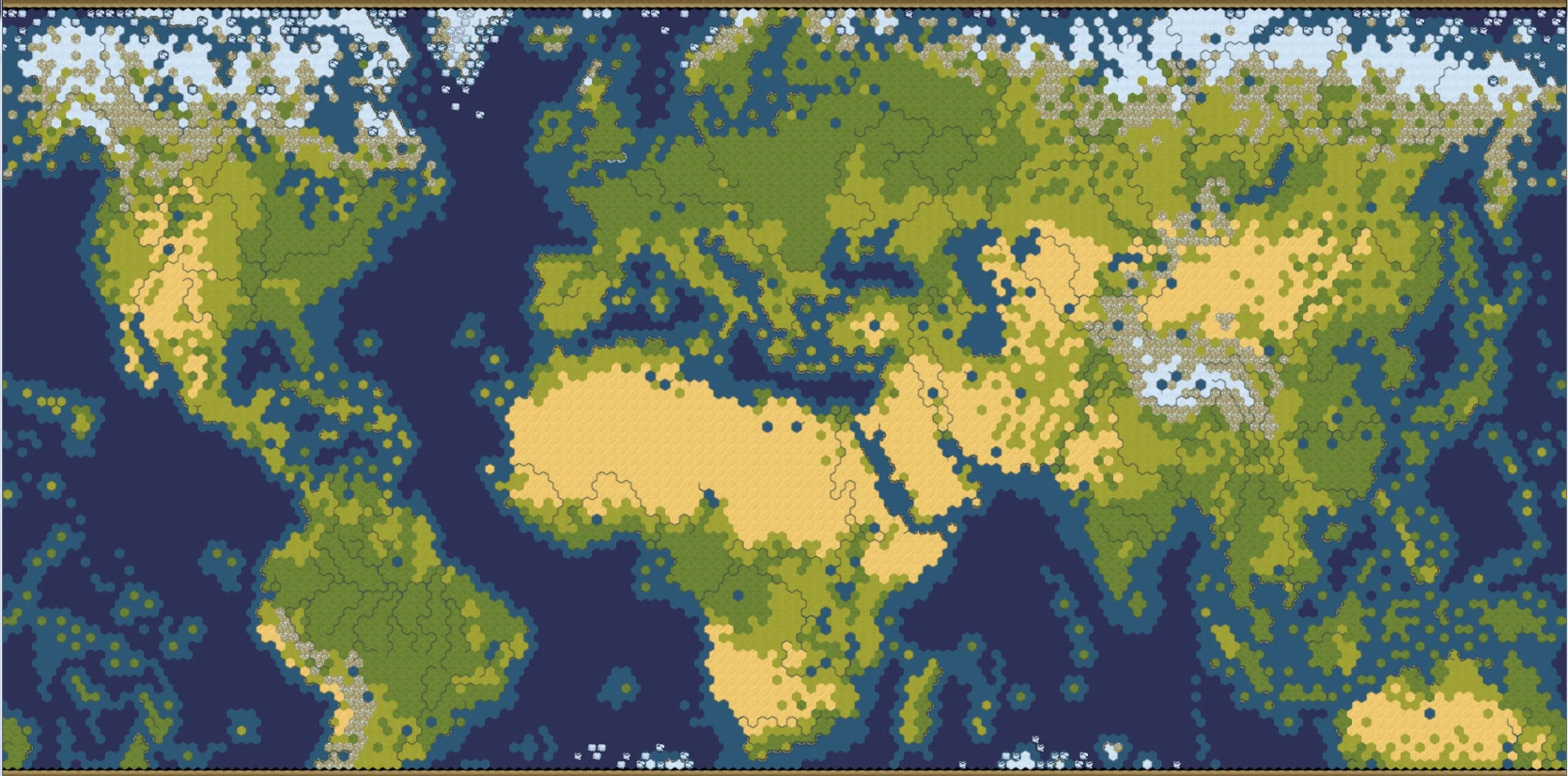 Sid Meier's Civilization 6 "Карта земли 160х90"