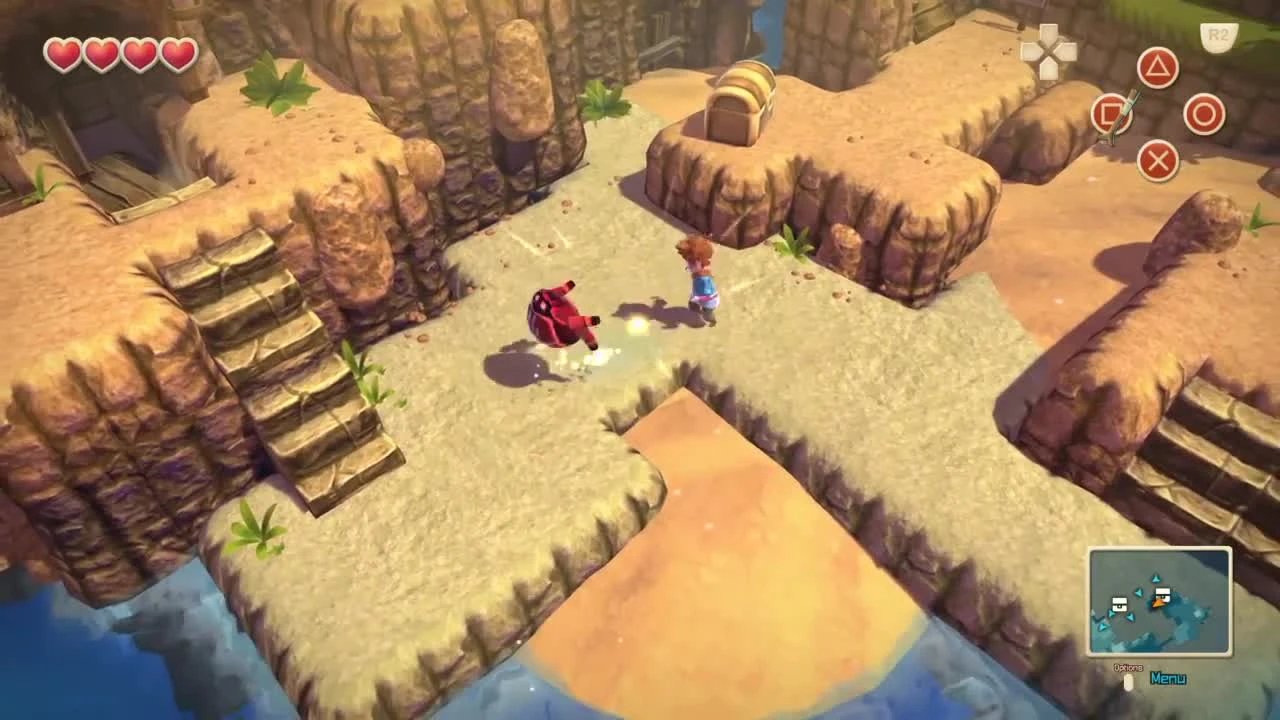 Oceanhorn "Геймплей PS4"