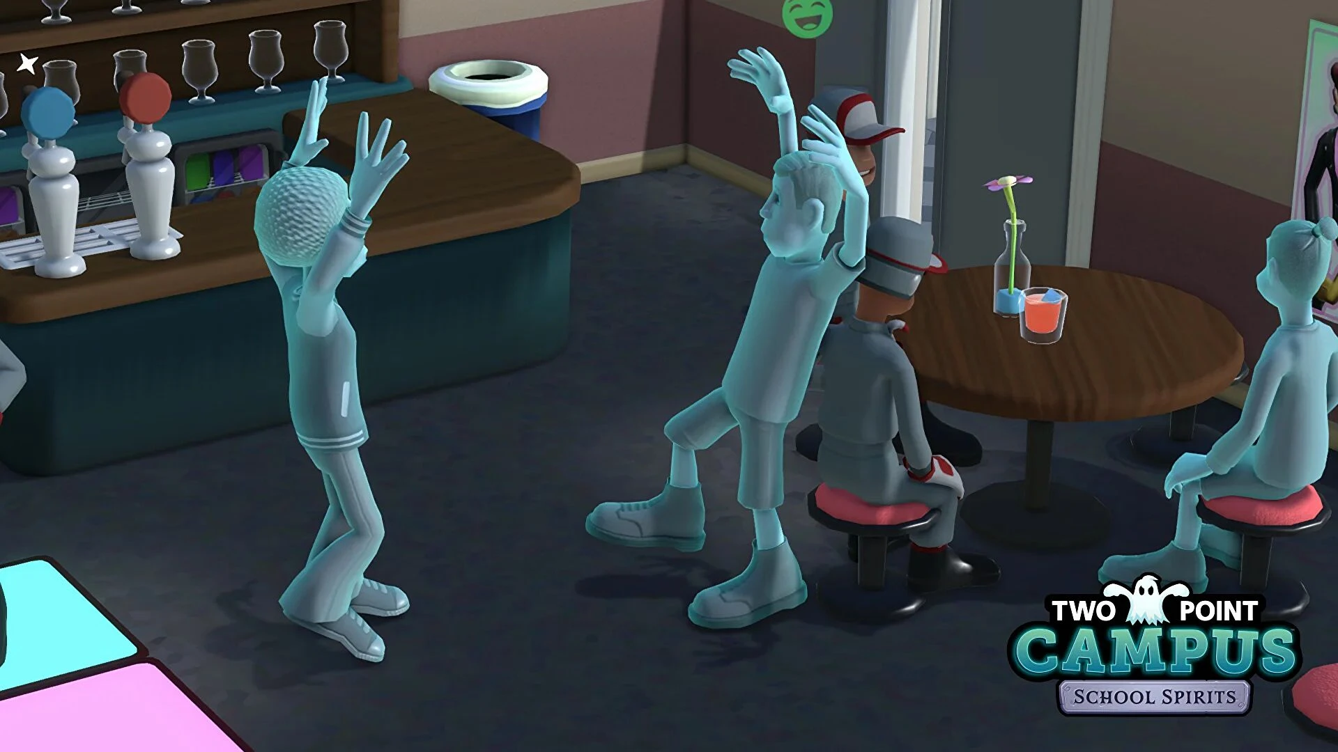 Надоедливые призраки в трейлере дополнения School Spirits для Two Point Campus
