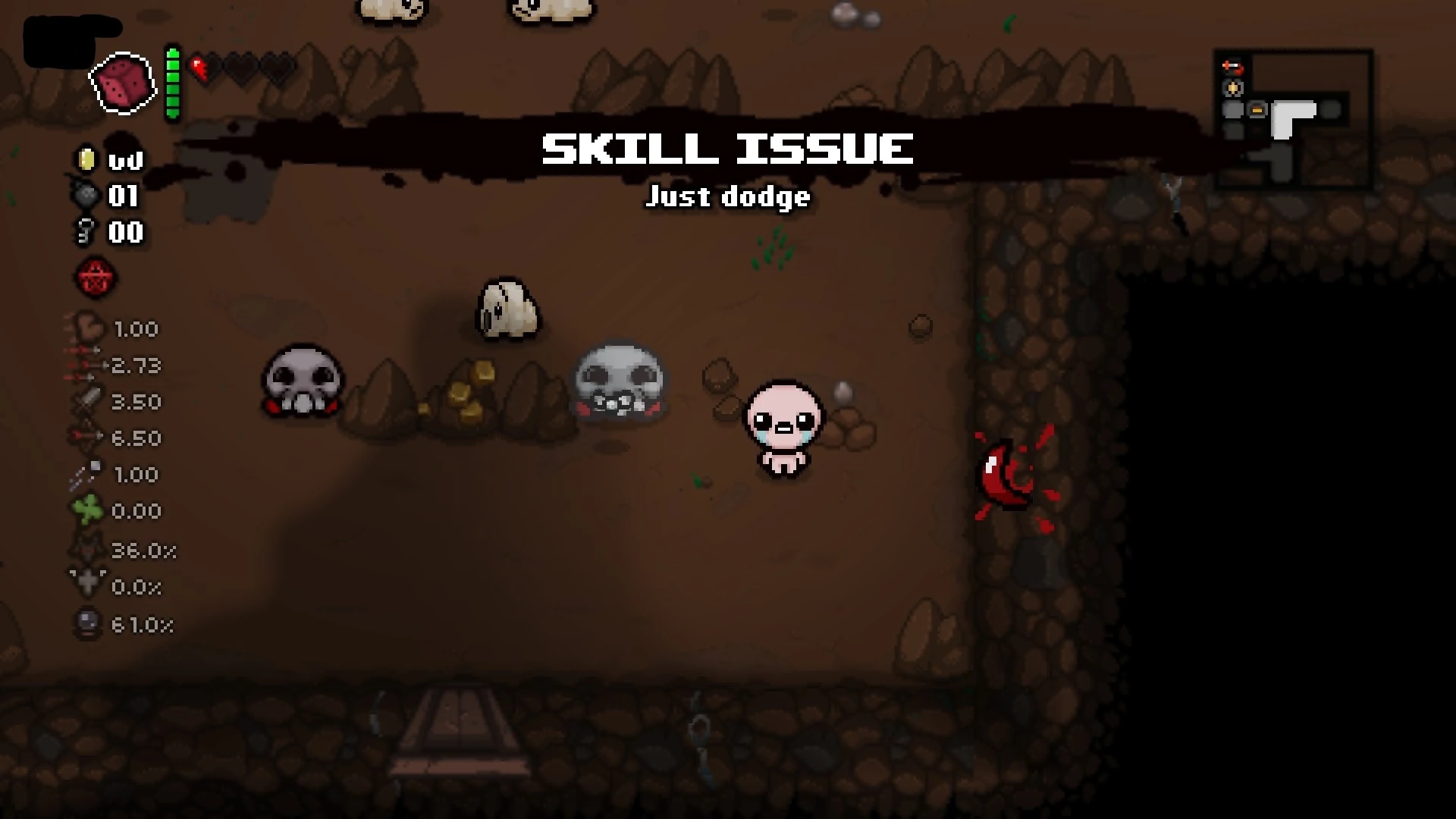 The Binding of Isaac "Проблема с навыками"