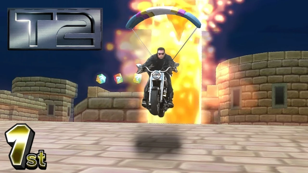 Терминатор в Марио Карт