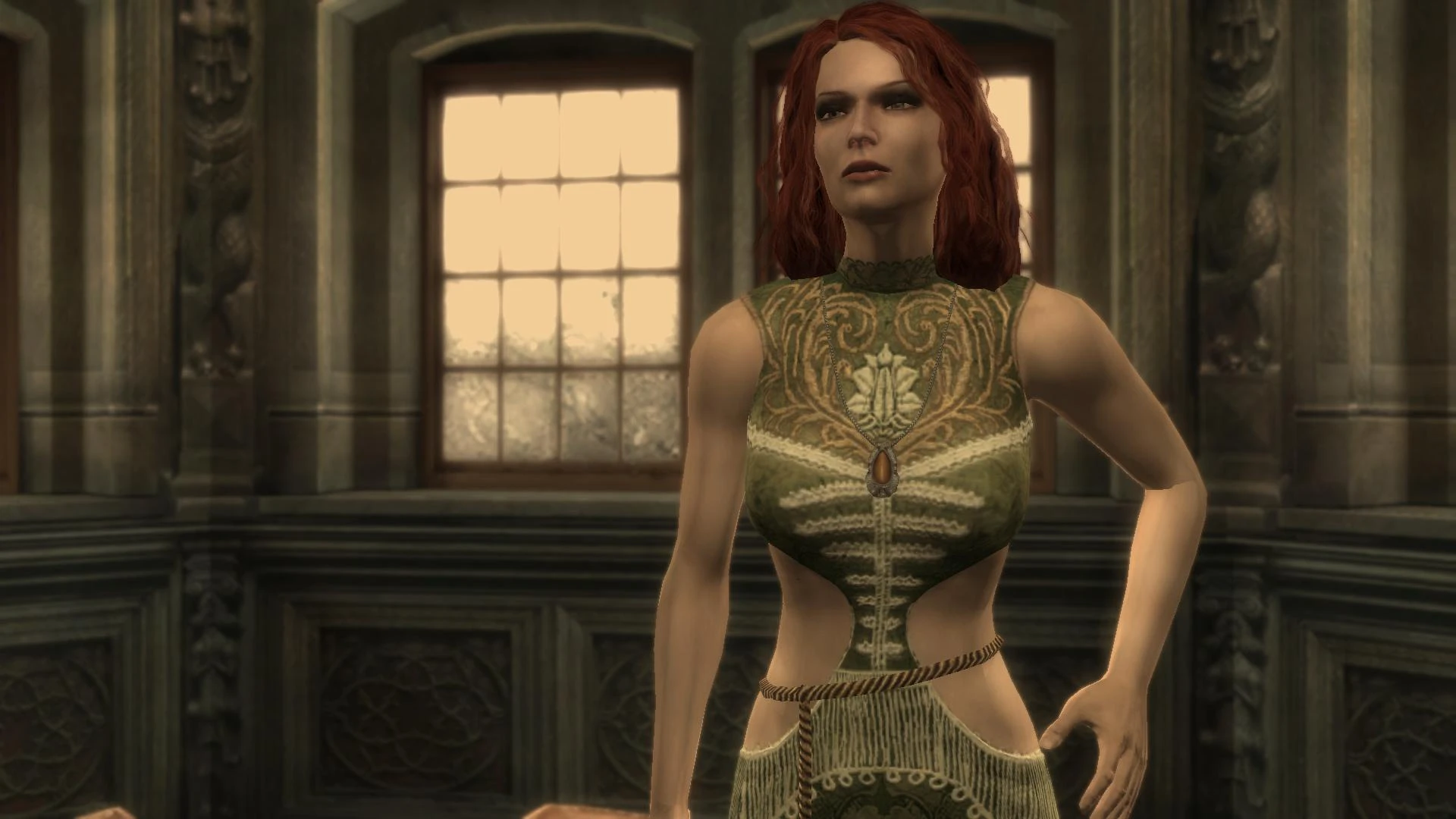 Косплей на Трисс Меригольд из первого "Ведьмака"