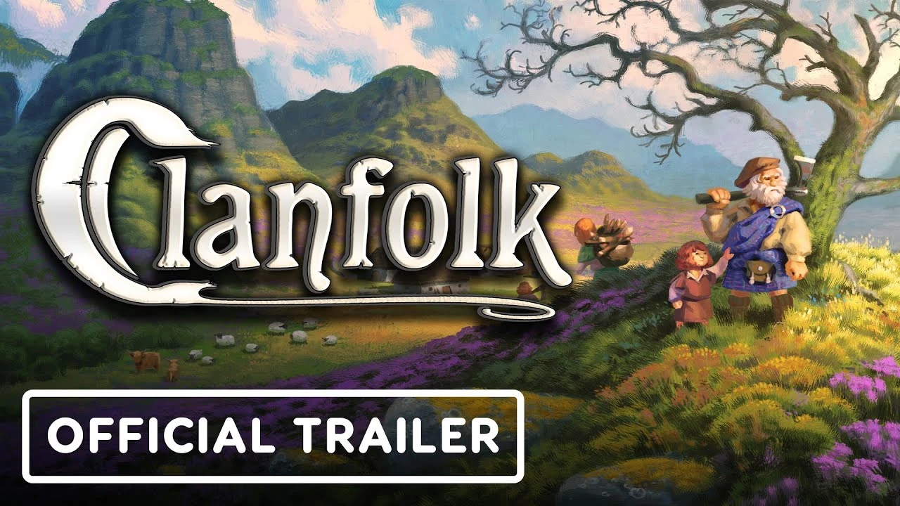 Релизный трейлер симулятора шотландской колонии Clanfolk