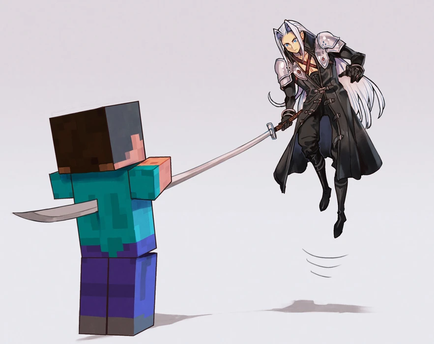 Квадратный Человек против Падшего Ангела