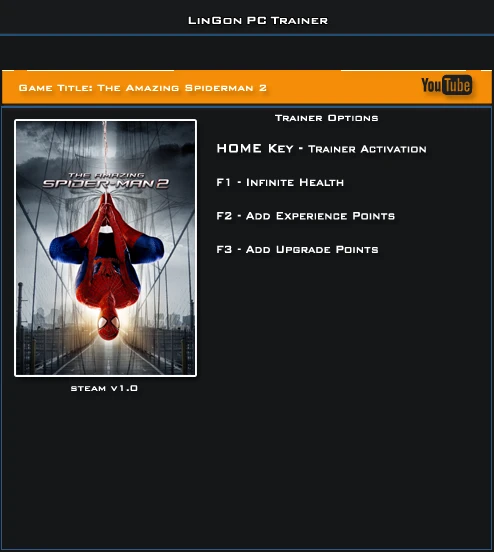 The Amazing Spider-Man 2: Трейнер/Trainer (+3) [1.0] {LinGon}