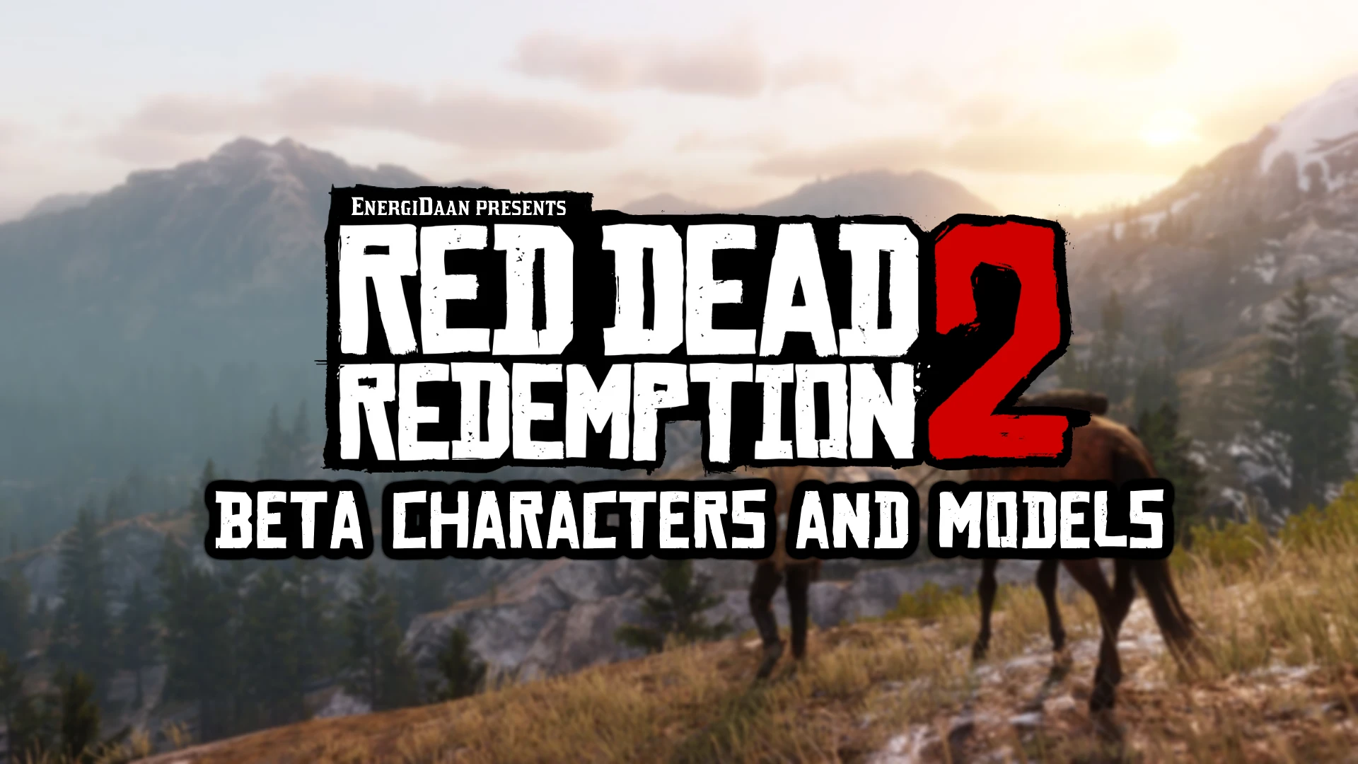 Red Dead Redemption 2 "Неиспользуемые модели персонажей"