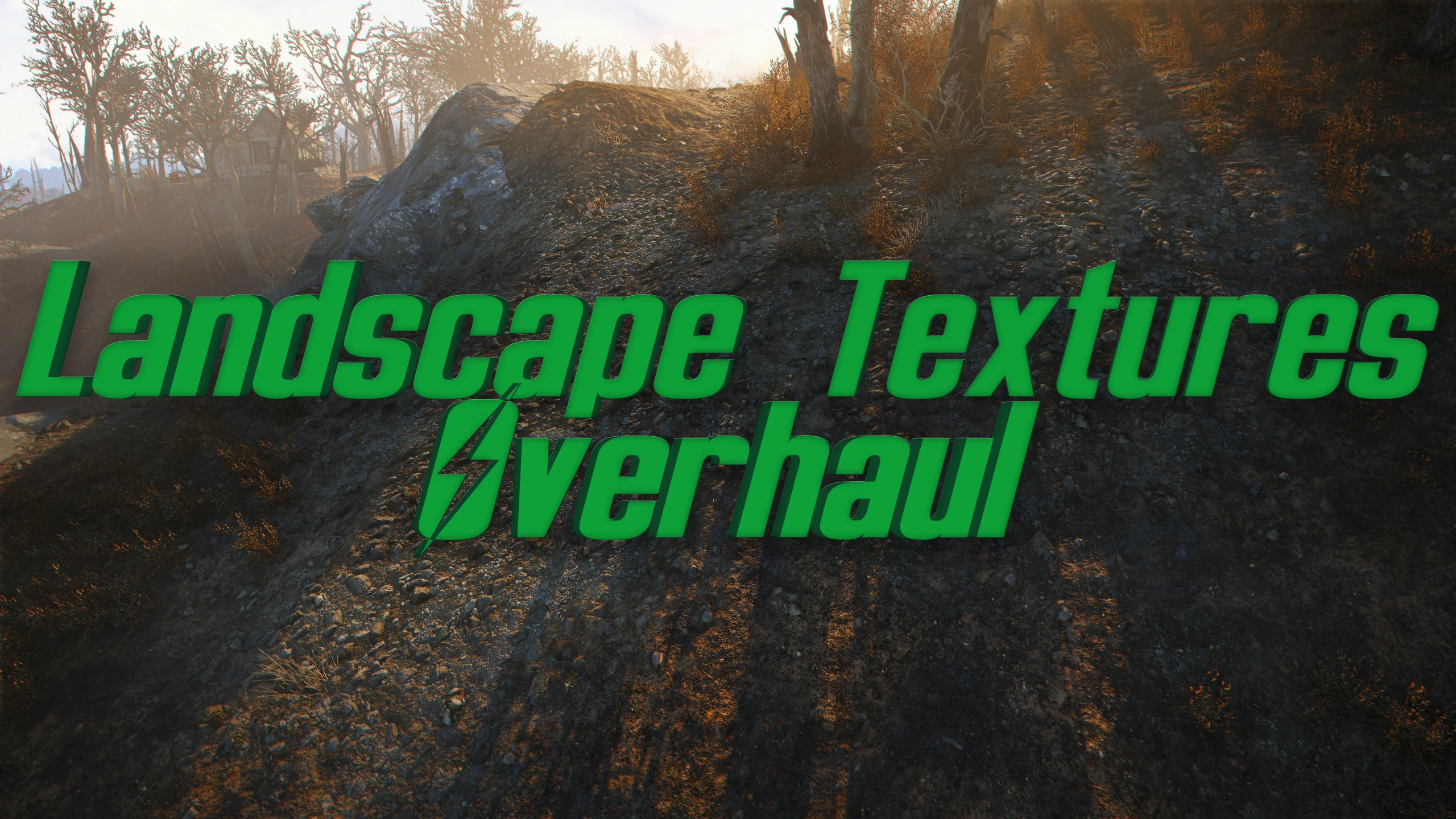 Fallout 4 "Landscape Textures Overhaul - обновленные текстуры ландшафта"