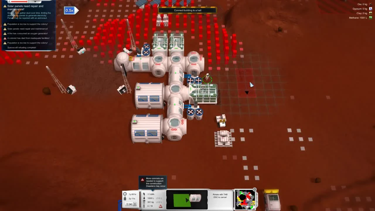 База растет! - ч3 Sol 0 Mars Colonization