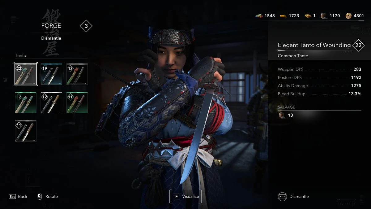 Как улучшать оружие и доспехи в Assassin's Creed Shadows