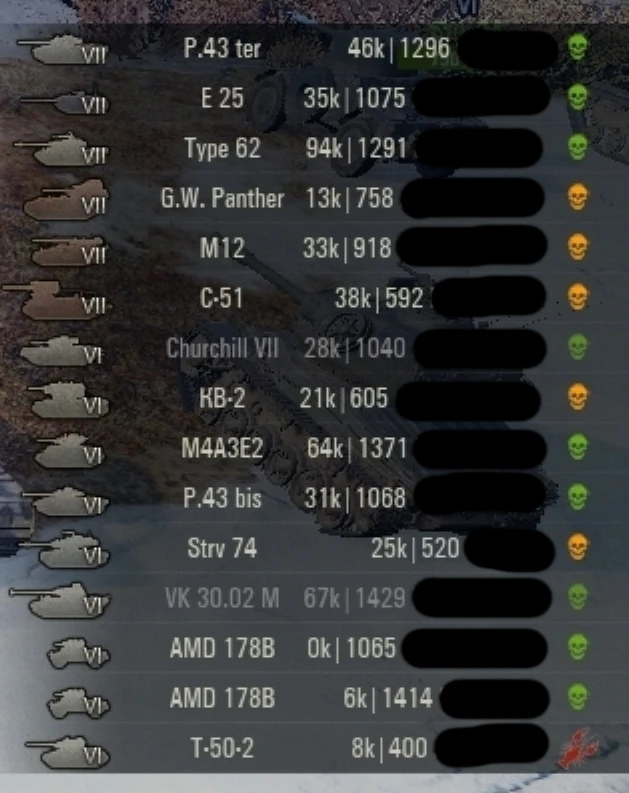 World of Tanks "Рейтинг игроков в бою(без ХВМ) 1.6.1.х"