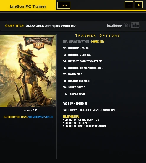 Oddworld: Stranger's Wrath HD: Трейнер/Trainer (+10) [2.0.0.0] {LinGon}