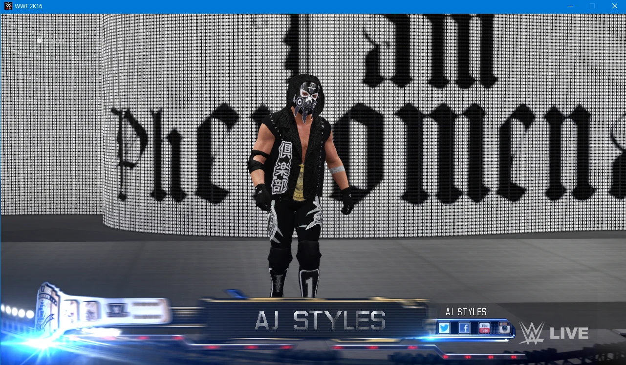 WWE 2K16 "AJ Styles (Mackа) 2017 мод"