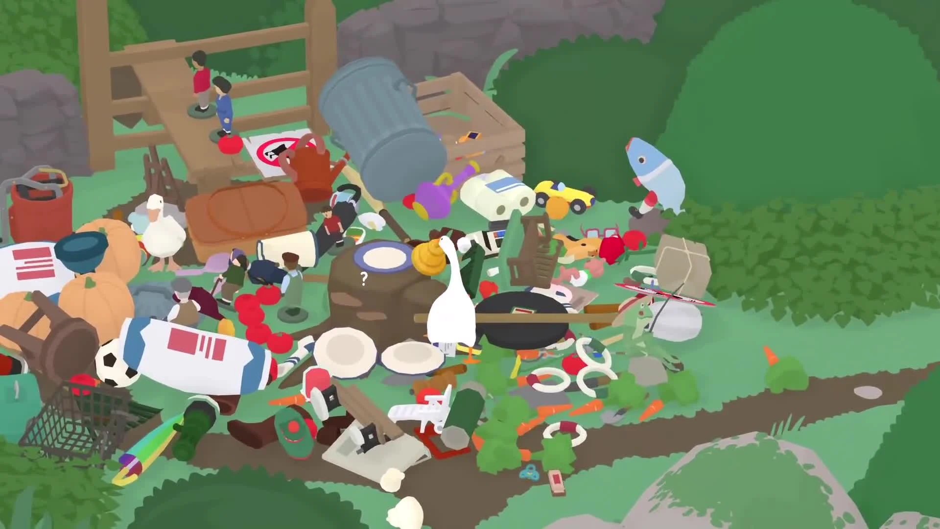 Гусь лишает город всех ценных предметов