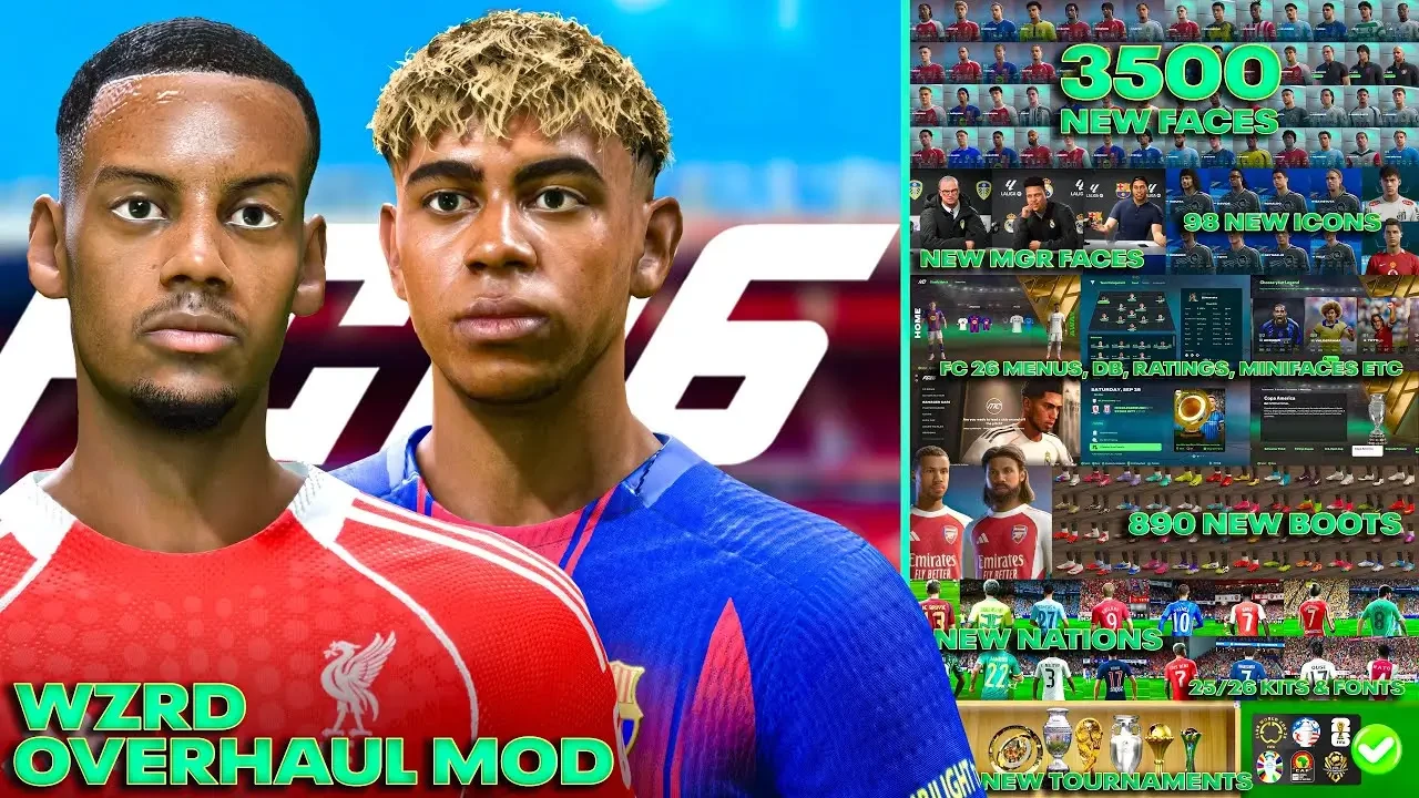 EA Sports FC 25 "WZRD Mod Сезон 2025-2026" [34 TU21]