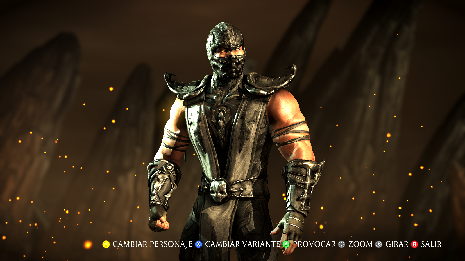 Mortal Kombat X "Скорпион В цвете Дымка!!! (Смоука)"