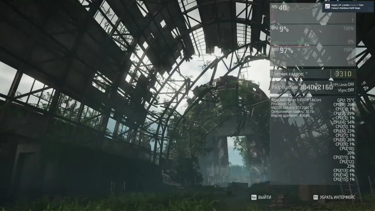 Ghost Recon Breakpoint тест GPU RTX 2080Ti