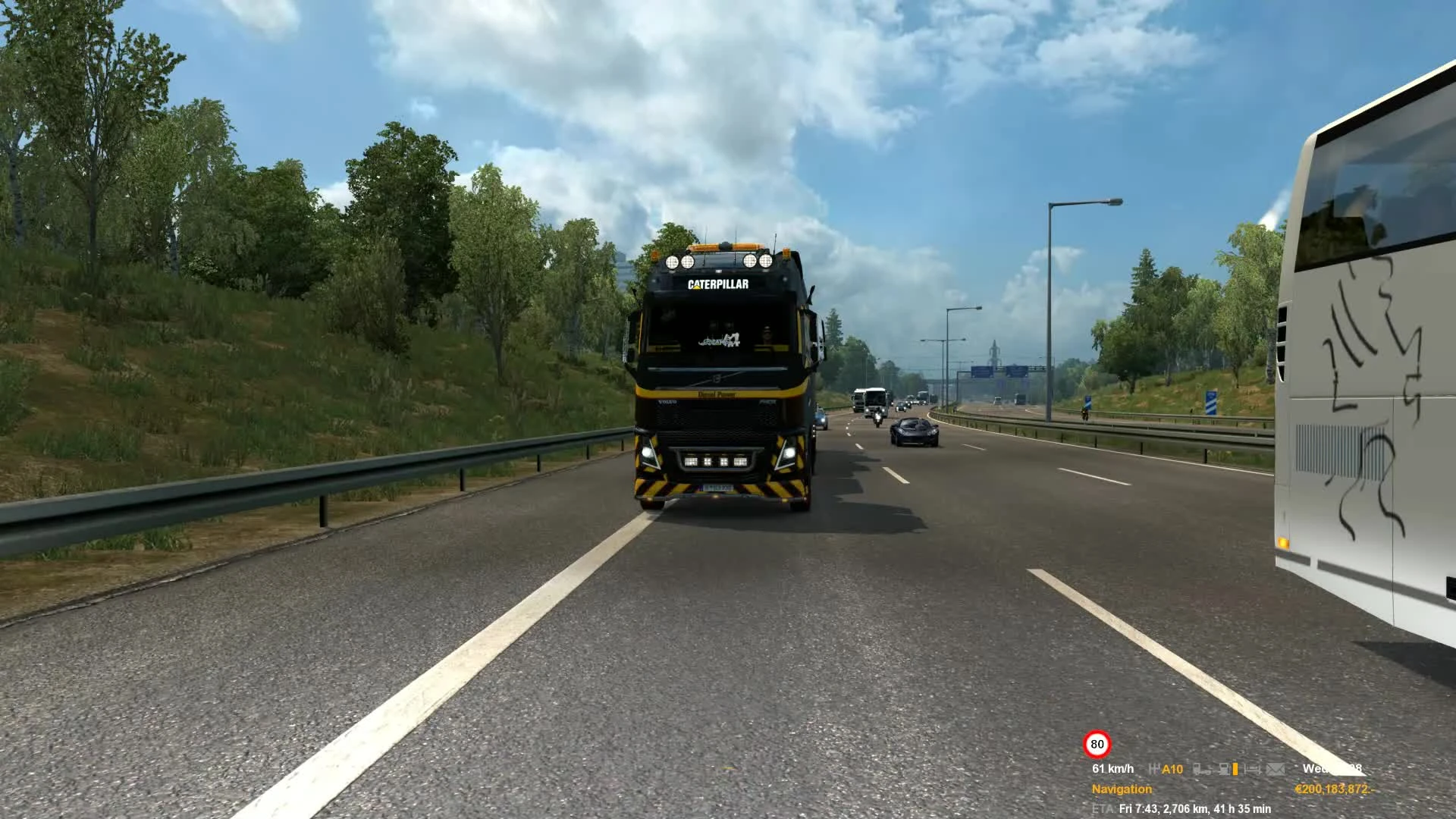 Euro Truck Simulator 2 - Перевозка крана на Volvo 2012