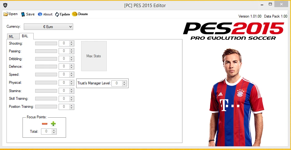 Pro Evolution Soccer 2015: Редактор Сохранений / Save Editor