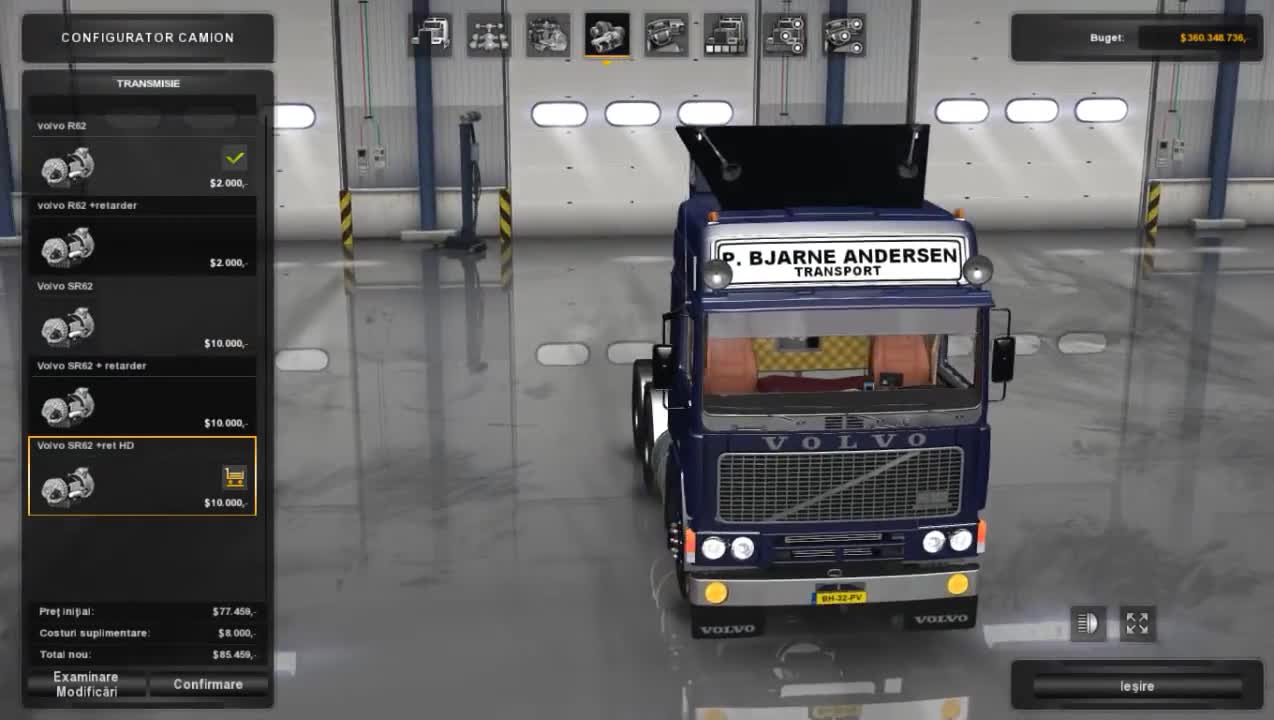 American Truck Simulator "Volvo F10 84 Heavy Transporter Truck"