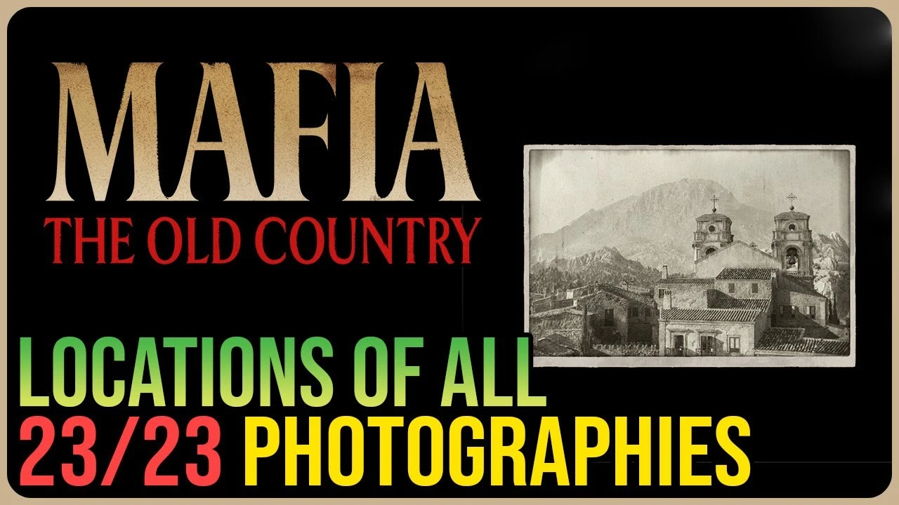Где найти все 23 фотографии в Mafia: The Old Country