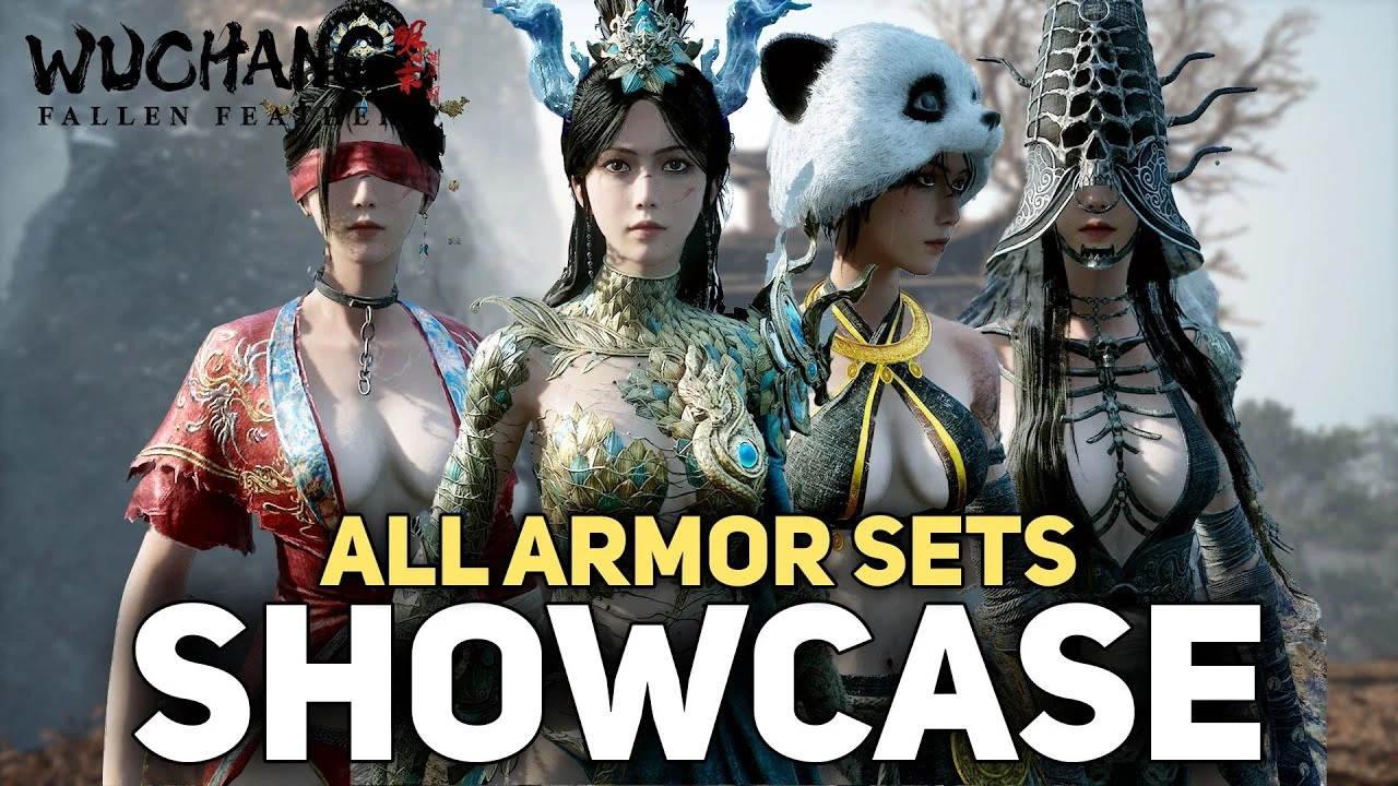 Все доспехи и наряды Wuchang: Fallen Feathers в одном видео