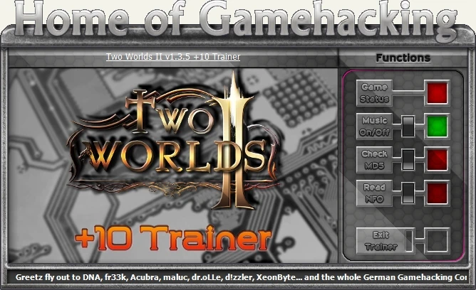 Two Worlds 2: Трейнер/Trainer (+10) [1.3.7: DX9 &amp; DX10] {sILeNt heLLsCrEAm / HoG}