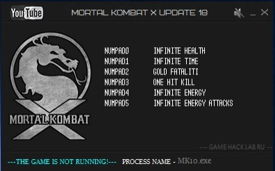 Mortal Kombat X: Трейнер/Trainer (+6) [Update 18] {LIRW / GHL}