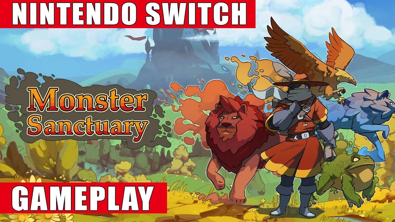 Видео игрового процесса Switch- версии Monster Sanctuary