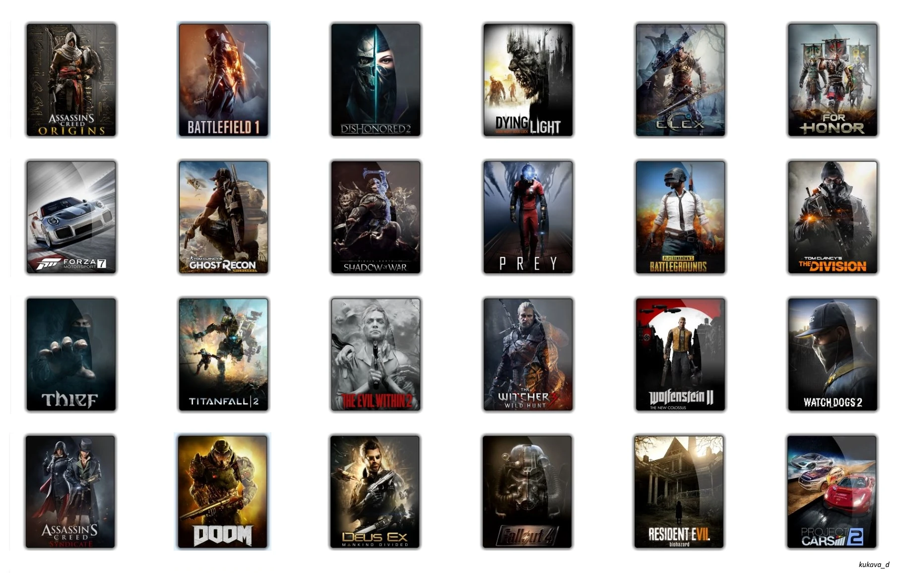 Wolfenstein 2: The New Colossus "Иконки для ярлыков игр 2008-2017"