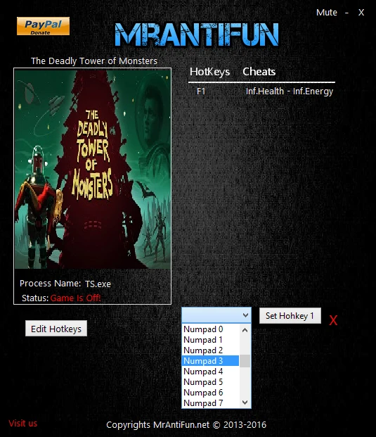 The Deadly Tower of Monsters: Трейнер/Trainer (+2) [1.00] {MrAntiFun}