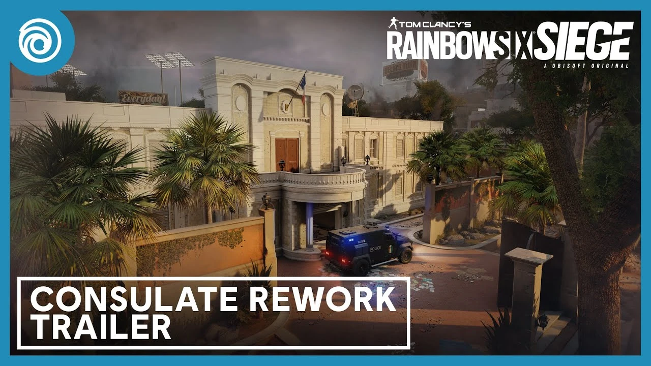 Ubisoft показала первый трейлер измененной карты "Консульство" в Rainbow Six: Siege