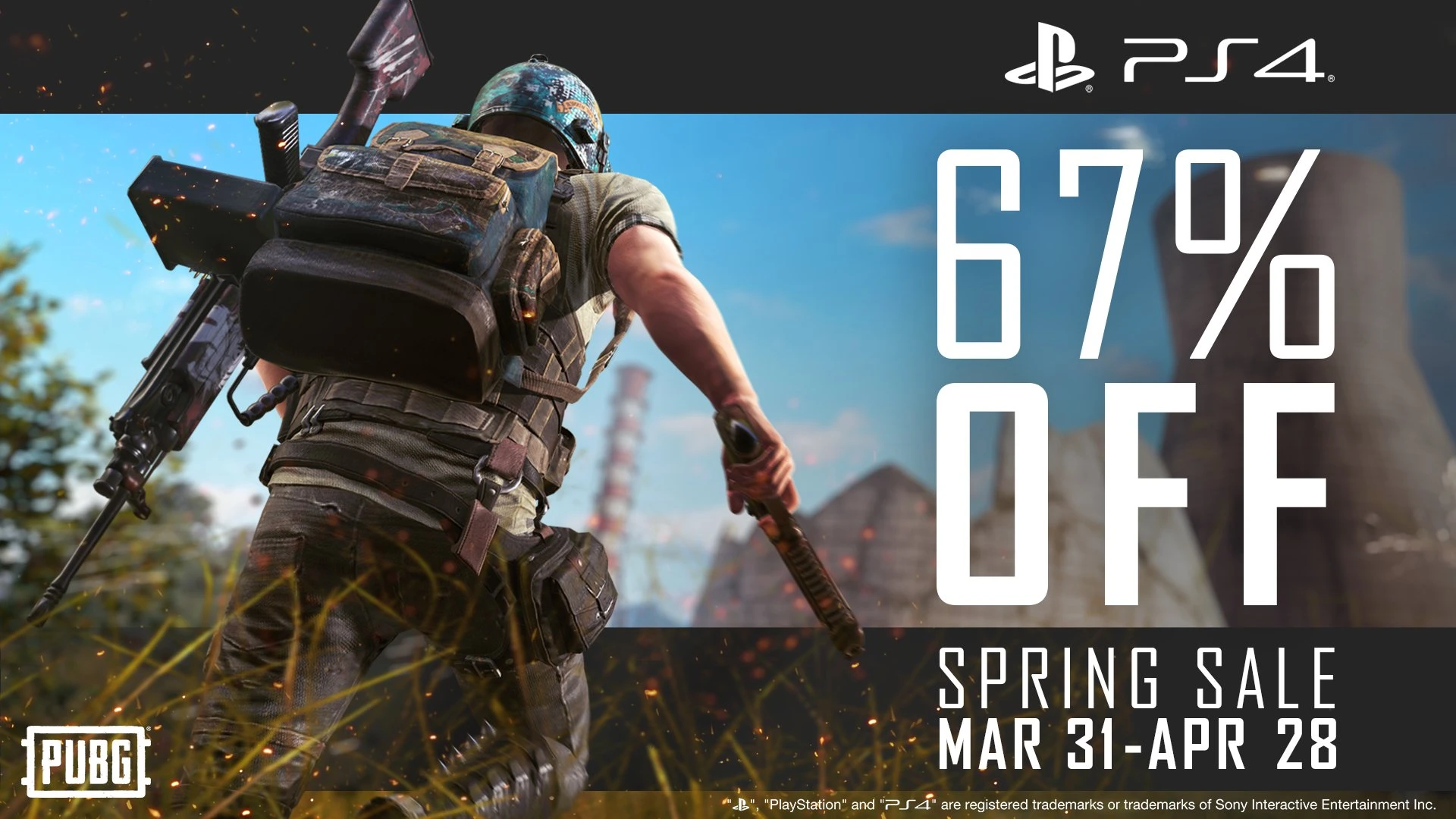 PUBG на PS4 продается со скидкой 67%