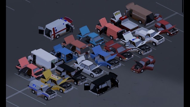 Project Zomboid "Анимация открытия капотов и багажников"