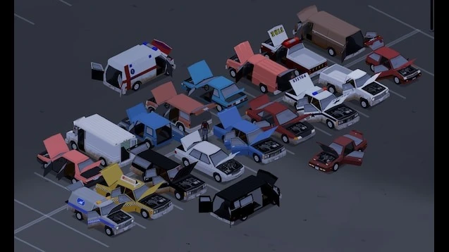 Project Zomboid "Анимация открытия капотов и багажников"