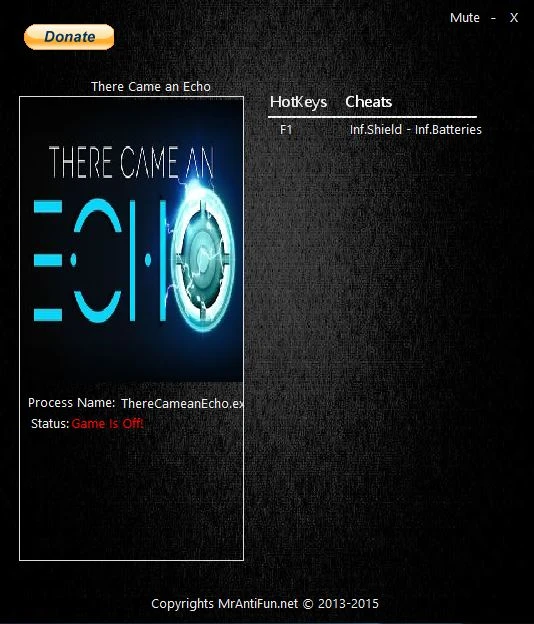 There Came an Echo: Трейнер/Trainer (+2) [1.0] {MrAntiFun}