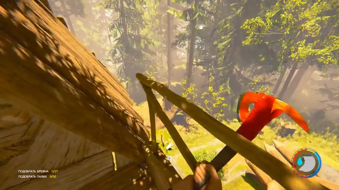 Нападение туземцев! - построил огромную базу! - The Forest #6