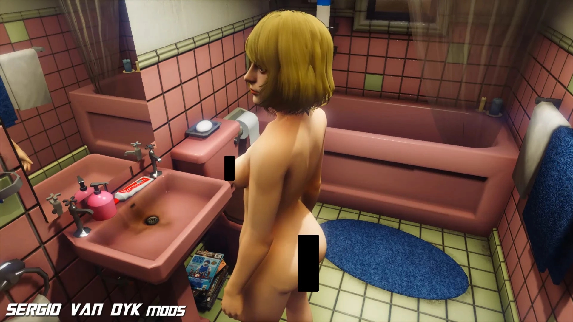 Grand Theft Auto 5 "Голая Эшли Грэм из ремейка Resident Evil 4"