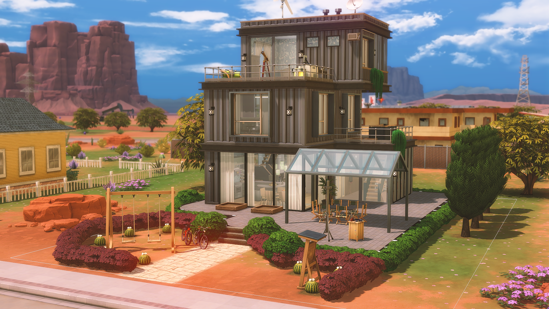 The Sims 4 "Семейный дом в Стрейнджервиле"