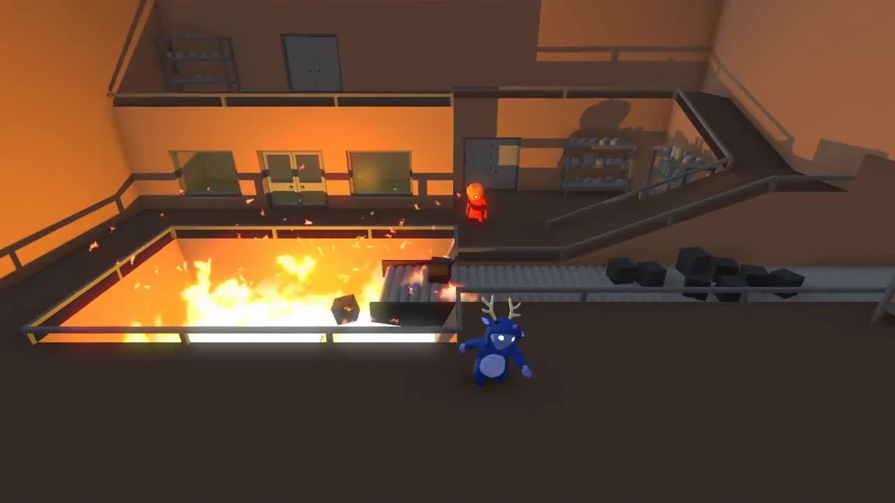 Gang Beasts - Фанаты Apple против Android