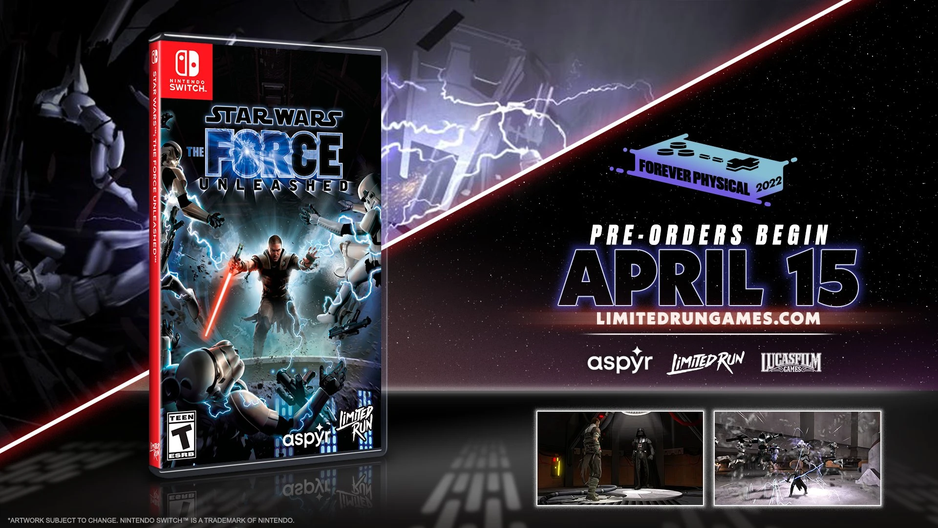 Limited Run Games объявила о физическом издании Star Wars The Force Unleashed для Switch
