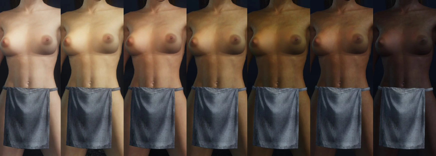 Nioh 2 "Удаление бинтов с груди"